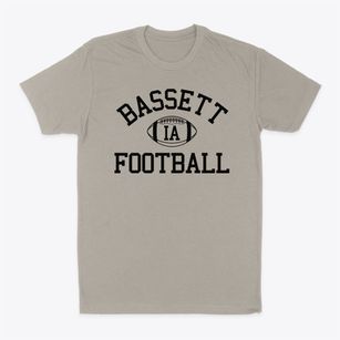 Bassett Iowa Football Classic Dad T-Shirt