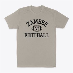 Zambee Virgin Islands Football Classic Dad T-Shirt