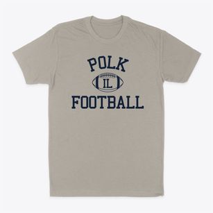Polk Illinois Football Classic Dad T-Shirt