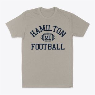 Hamilton Missouri Football Classic Dad T-Shirt