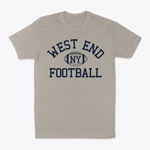 West End New York Football Classic Dad T-Shirt