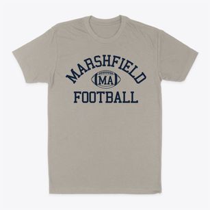 Marshfield Massachusetts Football Classic Dad T-Shirt
