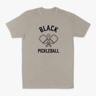 Black Texas Pickleball Classic Dad T-Shirt