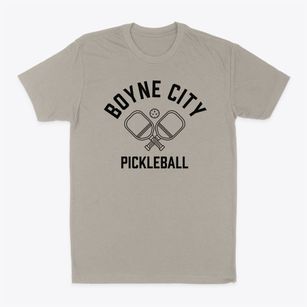 Boyne City Michigan Pickleball Classic Dad T-Shirt