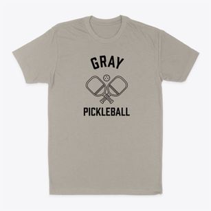 Gray Tennessee Pickleball Classic Dad T-Shirt
