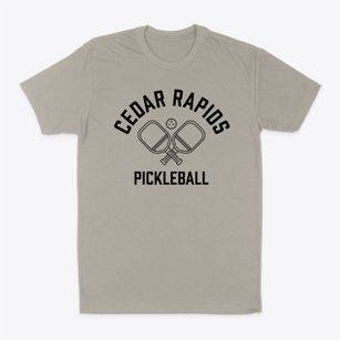 Cedar Rapids Iowa Pickleball Classic Dad T-Shirt