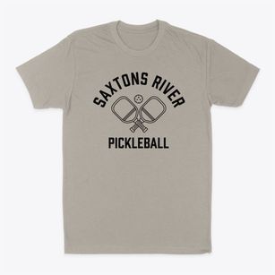 Saxtons River Vermont Pickleball Classic Dad T-Shirt