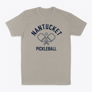 Nantucket Massachusetts Pickleball Classic Dad T-Shirt
