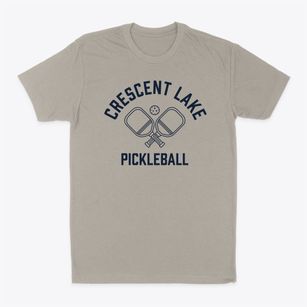 Crescent Lake New Hampshire Pickleball Classic Dad T-Shirt