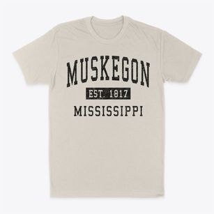 Muskegon Mississippi Classic Established Classic Dad T-Shirt