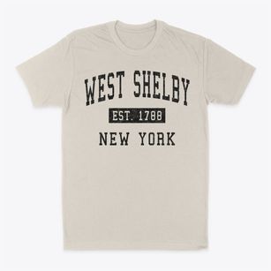 West Shelby New York Classic Established Classic Dad T-Shirt