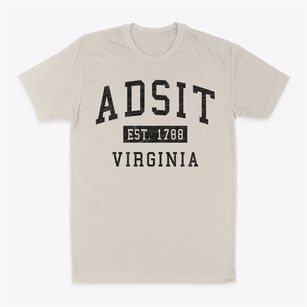 Adsit Virginia Classic Established Classic Dad T-Shirt