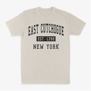 East Cutchogue New York Classic Established Classic Dad T-Shirt