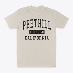 Peethill California Classic Established Classic Dad T-Shirt