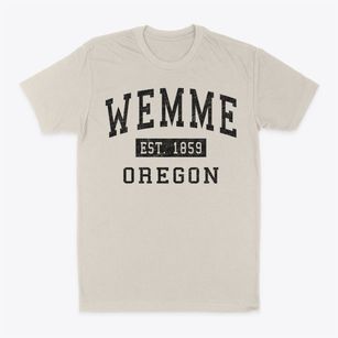Wemme Oregon Classic Established Classic Dad T-Shirt