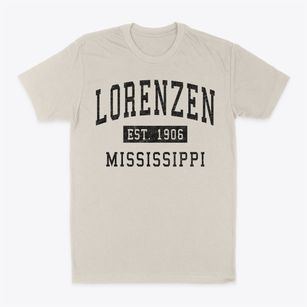 Lorenzen Mississippi Classic Established Classic Dad T-Shirt