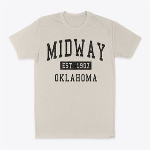 Midway Oklahoma Classic Established Classic Dad T-Shirt