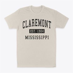 Claremont Mississippi Classic Established Classic Dad T-Shirt