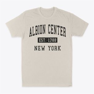 Albion Center New York Classic Established Classic Dad T-Shirt