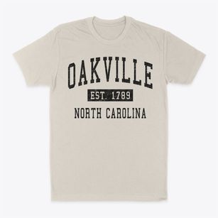 Oakville North Carolina Classic Established Classic Dad T-Shirt