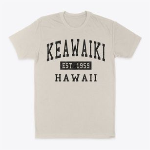 Keawaiki Hawaii Classic Established Classic Dad T-Shirt