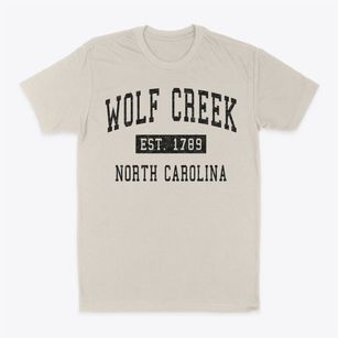 Wolf Creek North Carolina Classic Established Classic Dad T-Shirt