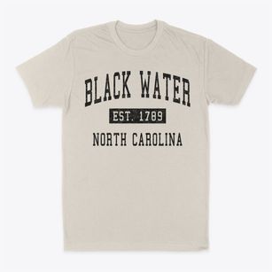 Black Water North Carolina Classic Established Classic Dad T-Shirt