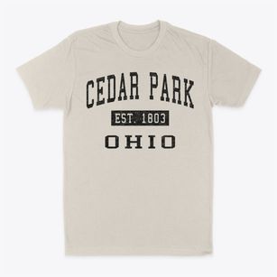 Cedar Park Ohio Classic Established Classic Dad T-Shirt
