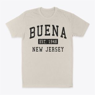 Buena New Jersey Classic Established Classic Dad T-Shirt