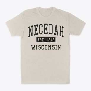 Necedah Wisconsin Classic Established Classic Dad T-Shirt