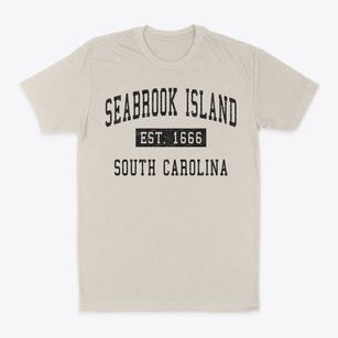 Seabrook Island South Carolina Classic Established Classic Dad T-Shirt