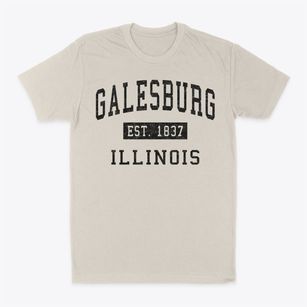 Galesburg Illinois Classic Established Classic Dad T-Shirt