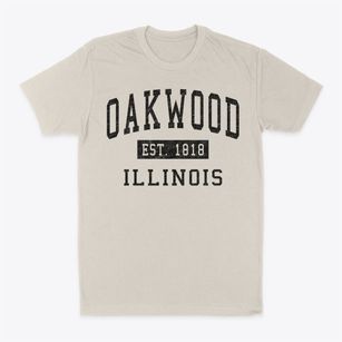 Oakwood Illinois Classic Established Classic Dad T-Shirt