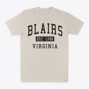 Blairs Virginia Classic Established Classic Dad T-Shirt