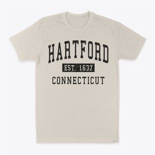 Hartford Connecticut Classic Established Classic Dad T-Shirt