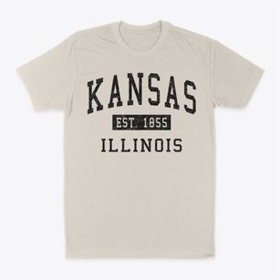 Kansas Illinois Classic Established Classic Dad T-Shirt
