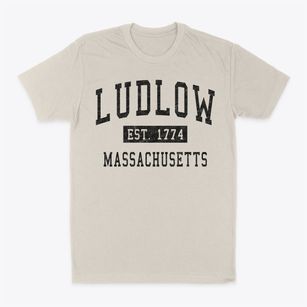 Ludlow Massachusetts Classic Established Classic Dad T-Shirt