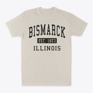 Bismarck Illinois Classic Established Classic Dad T-Shirt