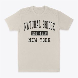 Natural Bridge New York Classic Established Classic Dad T-Shirt