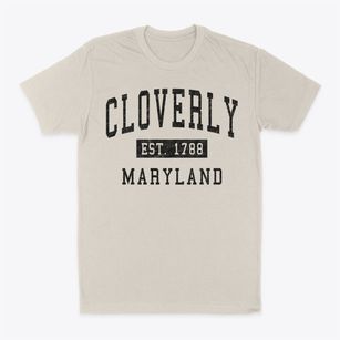 Cloverly Maryland Classic Established Classic Dad T-Shirt