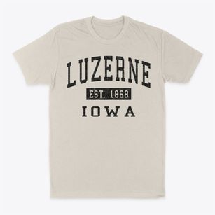 Luzerne Iowa Classic Established Classic Dad T-Shirt