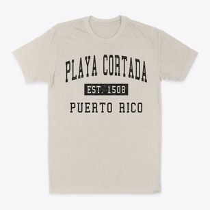 Playa Cortada Puerto Rico Classic Established Classic Dad T-Shirt