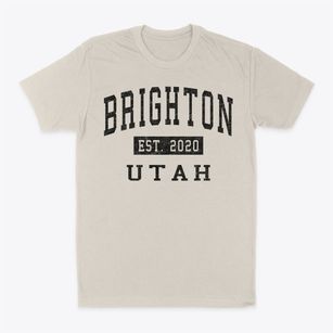 Brighton Utah Classic Established Classic Dad T-Shirt