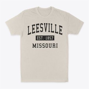 Leesville Missouri Classic Established Classic Dad T-Shirt