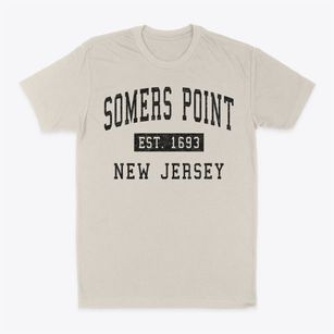 Somers Point New Jersey Classic Established Classic Dad T-Shirt
