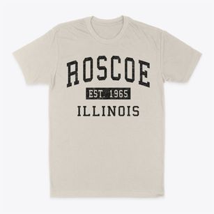 Roscoe Illinois Classic Established Classic Dad T-Shirt