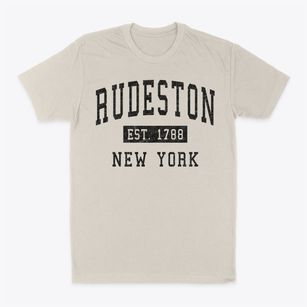 Rudeston New York Classic Established Classic Dad T-Shirt