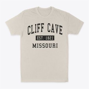 Cliff Cave Missouri Classic Established Classic Dad T-Shirt