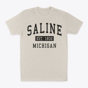 Saline Michigan Classic Established Classic Dad T-Shirt