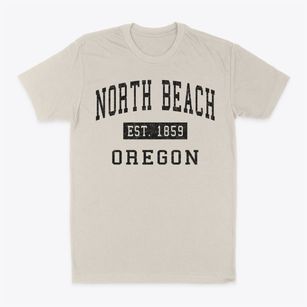 North Beach Oregon Classic Established Classic Dad T-Shirt